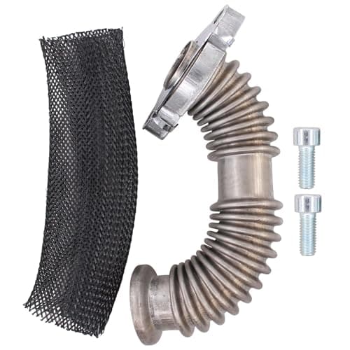 Image of HouYeen EGR Cooler Elbow Pipe with Gasket for Opel Vaux-Hall Astra H Vectra C Zafira B S-aab 9-3 9-5 1.9 16V Diesel 55202704