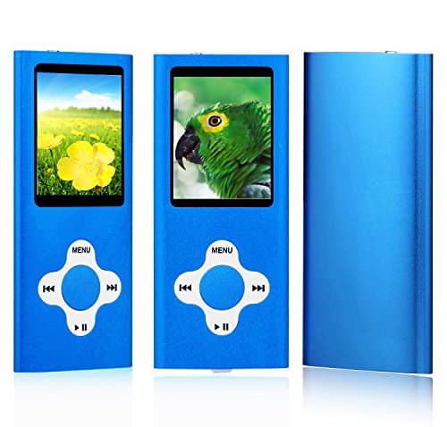 Image of ES Traders® MP3 Player – MP3 Players with 8GB Memory, FM Radio, Voice Recorder & Rechargeable – 4th Generation Portable Music Player for Kids and Travellers – Includes Earphones & USB Cable