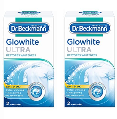 Image of Dr Beckmann Glowhite Ultra Fabric Whitener (4 x 40g Sachets)