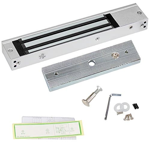 Image of LIBO Electric Magnetic Lock 280KG/6000lbs Access Control Electronic Metal Door Lock DC12V Fail Safe NC Type for Security System Single Door