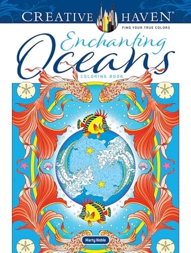 Image of Creative Haven Enchanting Oceans Coloring Book