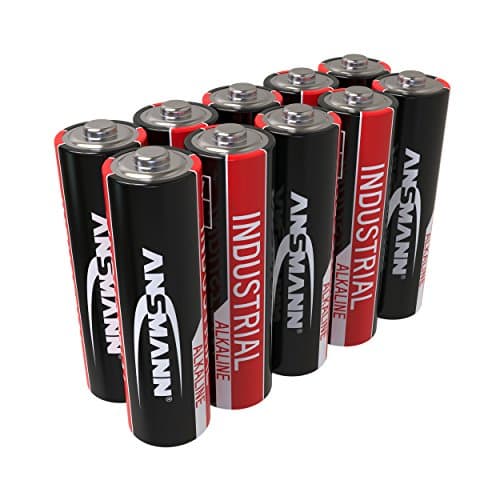 Image of ANSMANN AA Alkaline Batteries [Pack of 10] Long Lasting High Capacity AA Battery for Household Appliances and Industrial or Laboratory Equipment