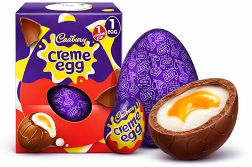 Image of Cadbury Crème Egg Large Chocolate Easter Egg With 1 Creme Egg Perfect For Easter Egg Hunt School Offices Great Gift For Kids & Adults