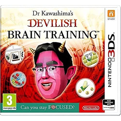 Image of Dr Kawashima's Devilish Brain Training: Can you stay focused? (Nintendo 3DS)