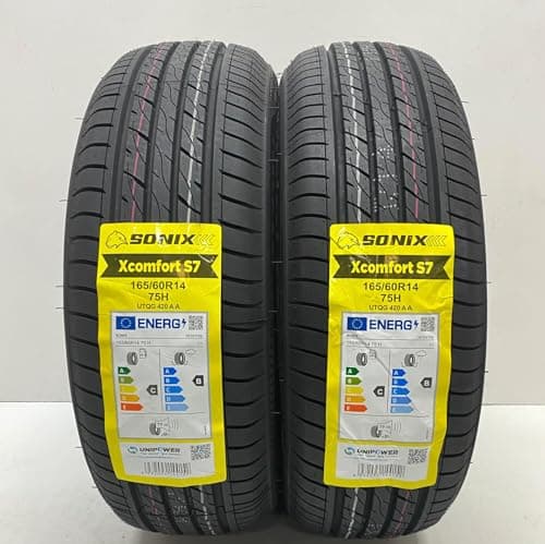 Image of 2 X 165 60 14 SONIXXCOMFORT 165/60R14 75H C & B RATED M+S (MUD & SNOW) TYRES 1656014