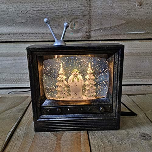 Image of Battery Operated 21cm Water Spinner Retro TV The Snowman Collection