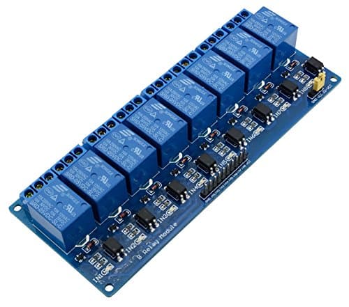 Image of DollaTek 8 Channel 5V DC Relay Module Expansion Board for Arduino Raspberry Pi DSP AVR PIC ARM