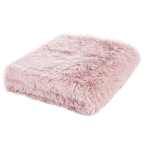 Image of Catherine Lansfield Cuddly Blanket, Polyester, Blush, Throw 150 x 200 cm