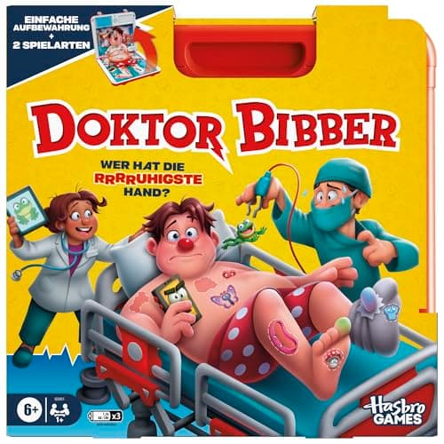 Image of Doctor Bibber Electronic Board Game in a Carry Box German Version