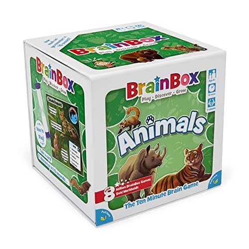 Image of BrainBox Animals | Fun & Educational Card Game | Ages 8+ | 1+ Players | 10 Minutes Play Time