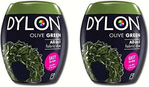 Image of Dylon 350g Olive Green Machine Dye Pod 2 Pack, 700g