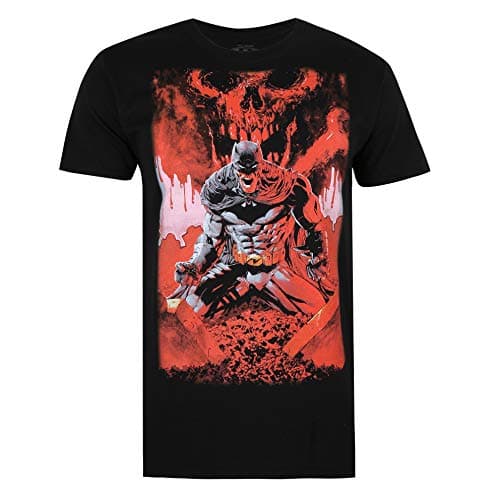 Image of DC Comics Men's Batman Grave T-Shirt, Black, XX-Large
