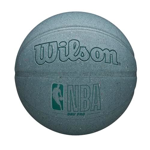 Image of Wilson NBA DRV Pro Outdoor Basketball - Mint Green, Size 7-29.5"