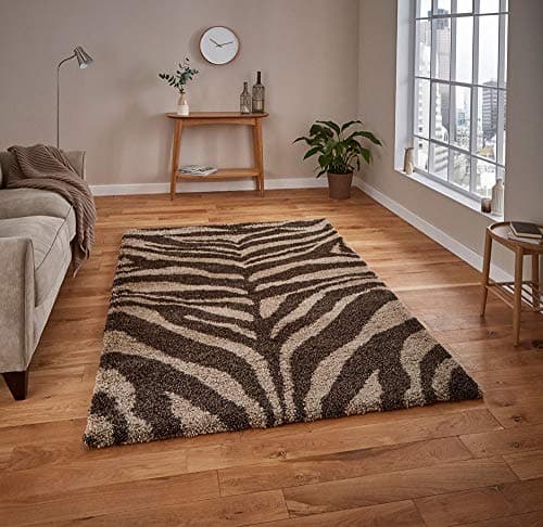 Image of Think Rugs, Portofino M289 Brown/Beige - 120 x 170