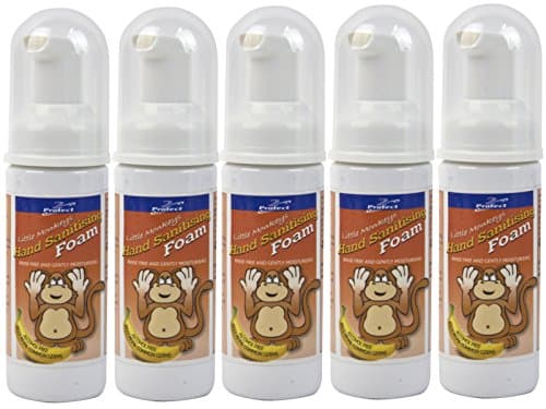 Image of Ability Superstore 50 ml Foam Little Monkeys Hand Sanitiser - Pack of 5