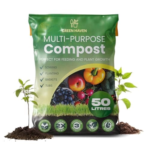 Image of Green Haven 50L Multi Purpose Compost Peat Free – Nutrient Rich Potting Compost for Plants, Vegetables & Flowers – Suitable for Indoor & Outdoor Use