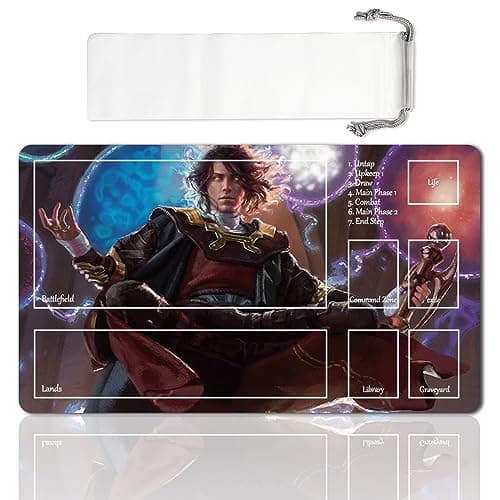 Image of Board Game MTG Playmat Table Mats Games Size 60X35 cm Mousepad Compatible for TCG RPG CCG Play mats (Jodah, Archmage Eternal-Zone)