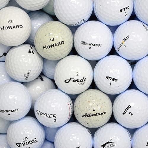 Image of Second Chance 24 Mixed Golf Balls with Carry Bag, White Golf Balls Only