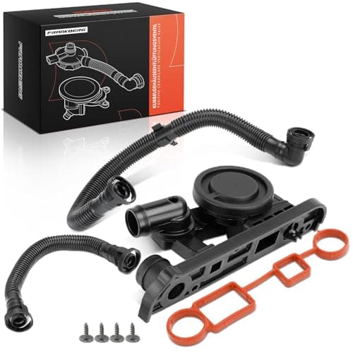 Image of Frankberg Crankcase Breather Vent Hose Compatible with A1 8X1 8XK A3 8P1 A4 8EC TT 8J3 Golf V 1K1 Golf VI 5K1 J.e.t.t.a III 1K2 P.a.s.s.a.t 3C2 Replace# 06F103235
