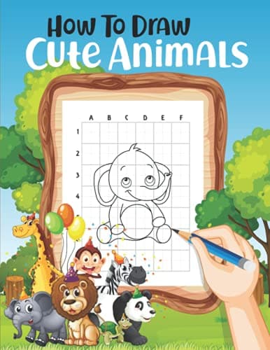 Image of How To Draw Animals: Learn To Draw Cute Animals For Kids 4-8 Drawing Book