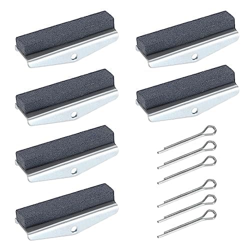 Image of YINETTECH 2 Sets Engine Cylinder Hone Stones Replacement 3 Jaw Engine Cylinder Hone Car Engine Cylinder Grinding Brake Hone for Cleaning Polishing 1-1/8"