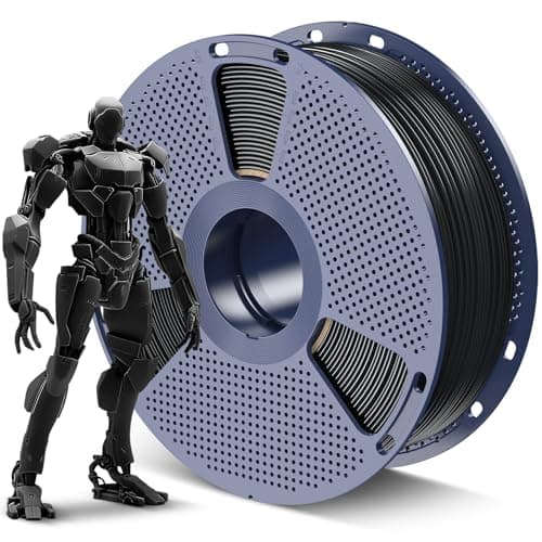 Image of SUNLU ABS Filament 1.75mm, High Toughness & Impact Resistance 3D Printer Filament, Dimensional Accuracy +/-0.03mm, Heat Resistant 3D Printing Filament 1kg Spool (2.2lbs), Black ABS Filament