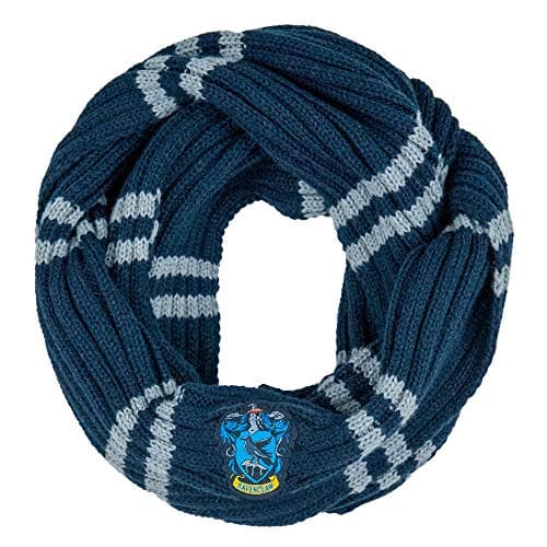 Image of Cinereplicas - Harry Potter - Infinity Scarf - Ultra soft - Officially licensed - Ravenclaw - 190 cm - Blue & Grey