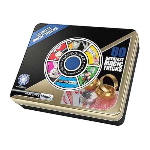 Image of Marvin's Magic - 60 Greatest Magic Tricks Box Of Tricks - Magician Supplies Include Mystical Cards, Dynamic Coins + More