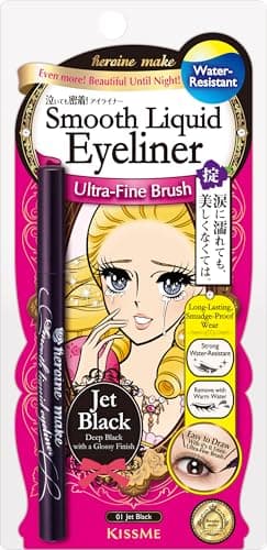Image of Japan Health and Beauty - Heroine Makeup SP smooth liquid eyeliner super keep 01 / jet black 0.4ml (hot water fall type) *AF27*