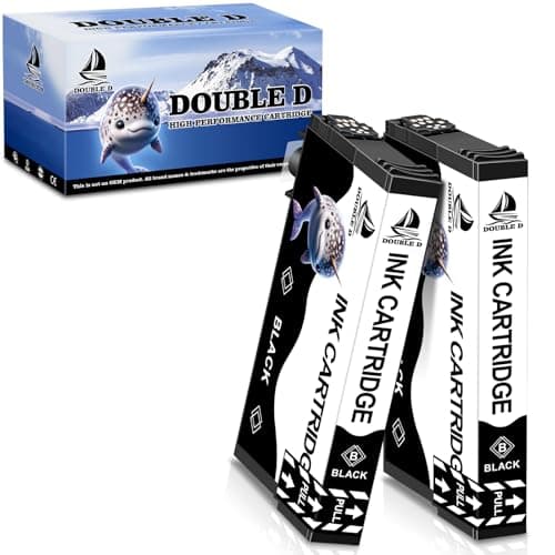 Image of 405xl Black Ink Cartridges for Epson 405XL 405 Ink for Workforce Pro WF-7830DTWF WF-4820DWF WF-3820 WF-7840DTWF WF-4830DTWF WF-3825DWF WF-4825DWF WF-7835DTWF (2 Black)