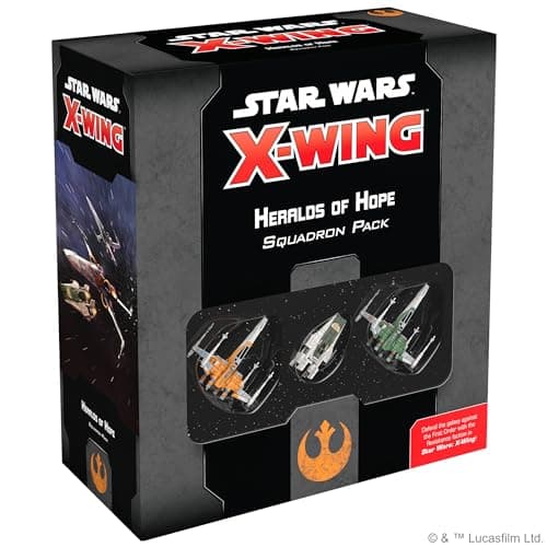 Image of Fantasy Flight Games, Star Wars X-Wing 2nd Edition: Resistance: Heralds of Hope Squadron Pack, Miniature Game, Ages 14+, 2 Players, 45+ Minutes Playing Time