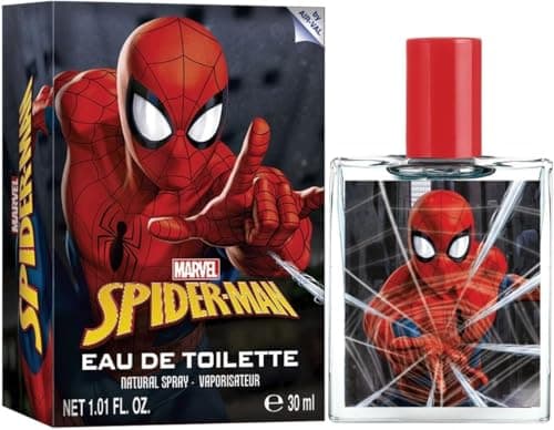 Image of Marvel Spiderman Children Eau de Toilette Natural Perfume Spray | Vegan, Cruelty-Free, Dermatologically Tested EDT Spray for Kids & Teens | Stain-Free Perfume | Safe Daily Fragrance Gift, 30ml