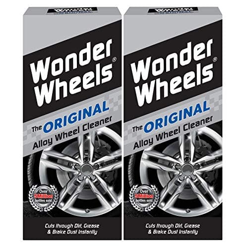 Image of Wonder Wheels Alloy Wheel Cleaner Kit 500ml x 2 - Removes Dirt, Grease, Brake Dust