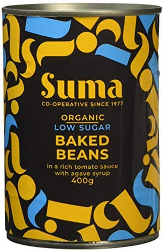 Image of Suma Organic Low Sugar Baked Beans 400 g (Pack of 12)