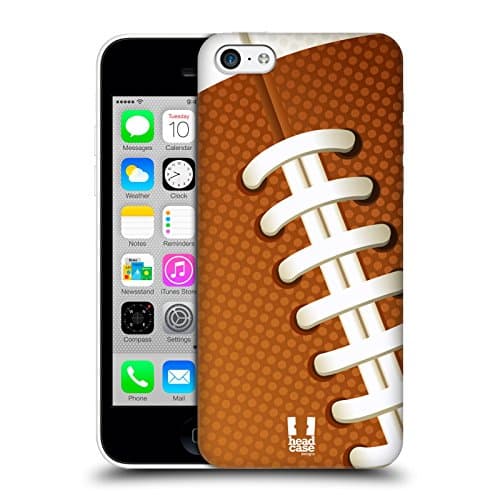 Image of Head Case Designs Football Ball Collection Hard Back Case Compatible With Apple iPhone 5c