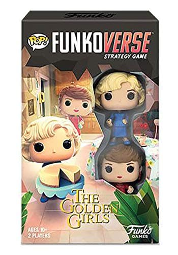 Image of Funko Games The Golden Girls 100 Funkoverse Extension - Board Game - Rose Nylund And Blanche Devereaux - 3'' (7.6 Cm) POP! - Light Strategy Board Game For Children & Adults (Ages 10+)