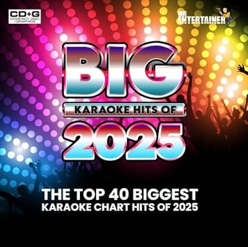 Image of Mr Entertainer Big Karaoke Hits of 2025 Karaoke CDG Pack. Top 40 Latest Chart Pop Songs