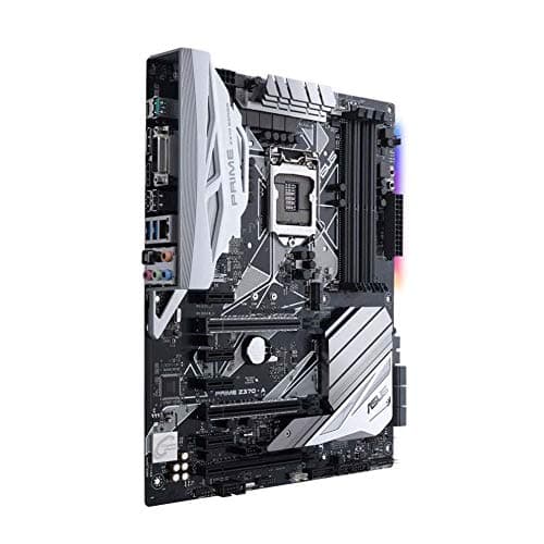 Image of Asus PRIME Z370-A ATX, LGA1151 Socket, Chipset Z370, Gigabit LAN Motherboard with On-Board Graphics - Multi-Colour
