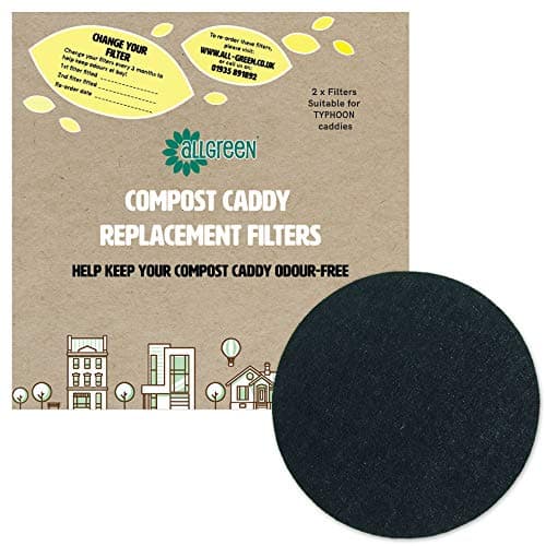 Image of Compost Caddy Spare Filters - Suitable for the Typhoon Vintage caddies - (Pack of 2 filters)