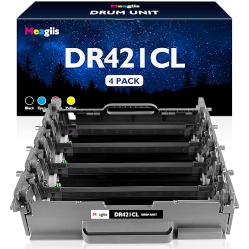 Image of Meagiis DR421CL Drum Unit Compatible for Brother DR421CL DR-421CL Drum Unit for Brother DCP-L8410CDW HL-L8260CDW HL-L8360CDW HL-L9310CDW MFC-L8610CDW MFC-L8690CDW MFC-L8900CDW MFC-L9570CDW (4 Pack)