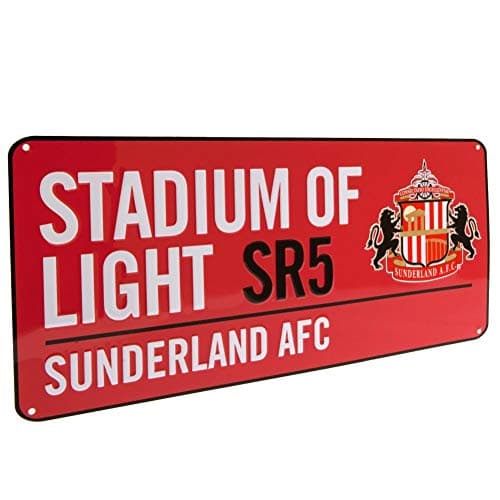 Image of Sunderland AFC Official Street Sign (One Size) (Red)