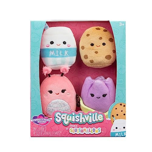 Image of Squishville SQM - Plush 4 Pack 2" Squishmallows 4 Pack(Perfect Pairs Squad)