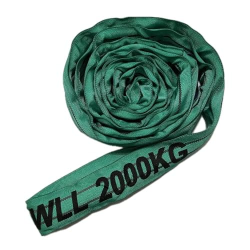 Image of Lifting Round Sling Polyester Endless Lifting Strop 1 Ton - 5 Ton Various Length (2 Tonne, 1.5 Metre EWL (3M Circ))
