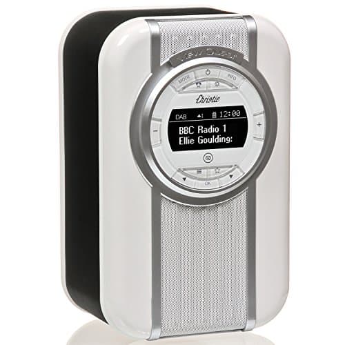 Image of VQ Christie DAB & DAB+ Digital Radio with FM, Bluetooth/NFC, Alarm Clock, Rotating Display & Enamel Fascia – Black