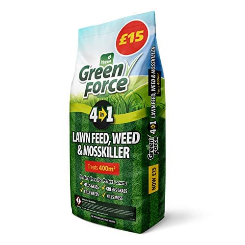 Image of Greenforce G21086 Green Force Lawn Feed Weed Moss Killer 400m2 Fertilizer, Grey, 30.0 cm*21.0 cm*11.0 cm