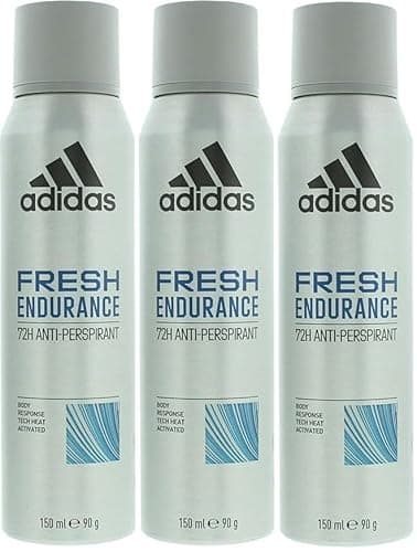 Image of 3 x Adidas 72 hrs Antiperspirant Spray 150ml - Fresh Endurance