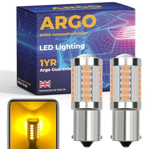 Image of 33 Smd 382 P21w Bulb Xenon Amber Indicator Bulbs 12v Led Car Bulbs Turn Signal Repeater Led led indicator bulb 1156 Ba15s P21w Led Bulb Replacement Upgrade Super Bright Car Light Bulbs