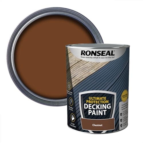 Image of RONSEAL ULTIMATE DECKING PAINT CHESTNUT 5L