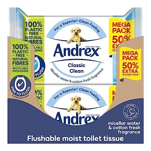 Image of Andrex Classic Clean Washlets (10)