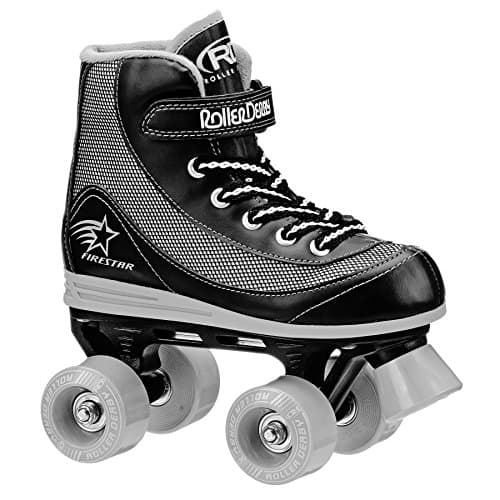 Image of Roller Derby FireStar V2 Quad Skates - Black/Grey - Size - UK 3